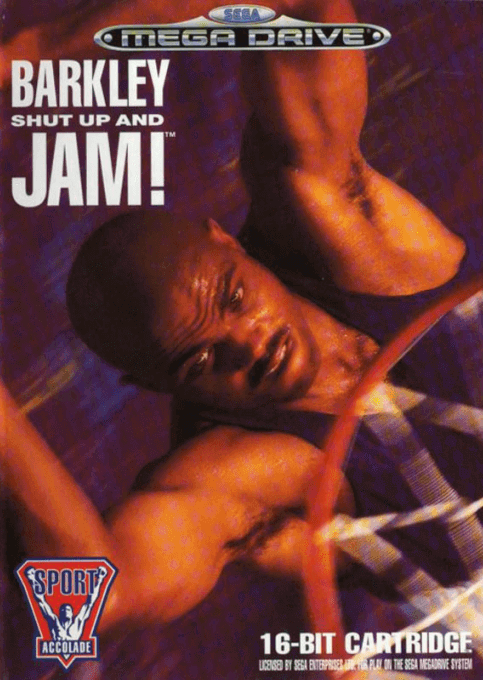 Barkley Shut Up and Jam! 2 box art for Sega Mega Drive